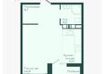 Ботаника, литер 1.2: Планировка 1-комн 29,1, 29,6 м²