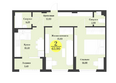 Олимп: Планировка 2-комн 63,9 м²