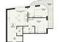 Нега: Планировка 2-комн 89,7 м²