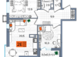 САРМАТ, литера 2: Планировка 2-комн 59,4 м²