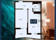 Марине Гарден Сочи, к 11: Планировка 2-комн 50,04, 50,08 м²