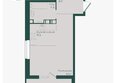 Ботаника, литер 1.1: Планировка Студия 30,9 м²