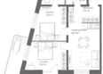 Реликт: Планировка 2-комн 65 м²