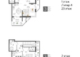 Рекорд 2, литера 4: Планировка 3-комн 131,1 м²