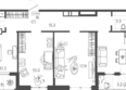 Все Свои ВИП, литер 8: Планировка 3-комн 89,4 м²