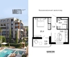 Моретта: Планировка 1-комн 36,6 м²