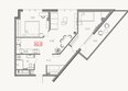 Фазотрон: Планировка Студия 82 м²