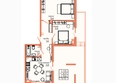 Резиденция Анаполис, дом 21: Планировка 3-комн 75,5 м²