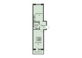 Нова Вита, дом 1: Планировка 1-комн 40,9 м²