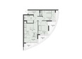 Форос: Планировка Апартамент 63,1 м²