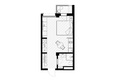 Оливия, корпус 2: Планировка 1-комн 28,6 м²