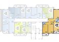 Суворовский, литера 7: Планировка 3-комн 83,85 м²