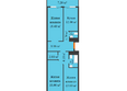 Кубанский, литера 5.1: Планировка 3-комн 88,79 м²