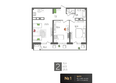 Рекорд 2, литера 1: Планировка 2-комн 71,9 м²
