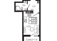 Экосфера, литер 3: Планировка Студия 21,3 м²