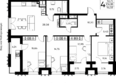 Столица: Планировка 4-комн 116,58 м²