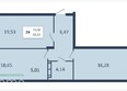 Клубный дом Скай: Планировка 2-комн 83,55 м²