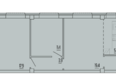 Клубный дом Бау-Хаус: Планировка 3-комн 72,6, 73,1 м²