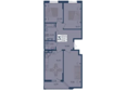 Дом 101: Планировка 3-комн 77,46 м²