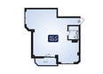 Море, корпус 1: Планировка 1-комн 42,6 - 45,9 м²