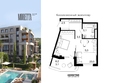 Моретта: Планировка 1-комн 44,2 м²