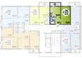 Суворовский, литера 01: Планировка 1-комн 37,73 м²