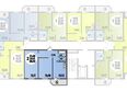 Южная долина, литер 1: Планировка 2-комн 55,44 м²