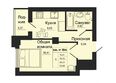 МЕЧТА, дом 3: Планировка 1-комн 38,01 м²