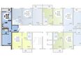Город у моря, литера 19: Планировка 2-комн 44,27 м²