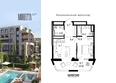 Моретта: Планировка 1-комн 42,3 м²