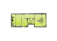 Пестова 7: Планировка 1-комн 42,1 м²