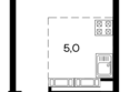 Поэма: Планировка 1-комн 35,1 м²