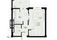 Долина Кислорода О2, дом 1: Планировка 1-комн 36,4 м²
