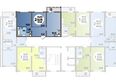 Город у моря, литера 19: Планировка 2-комн 57,61 м²