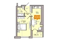 65: Планировка 1-комн 36,1 м²