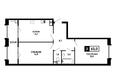 Печорин, литер 2: Планировка 2-комн 63, 63,4 м²