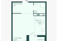 Ботаника, литер 1.1: Планировка Студия 29,1 м²