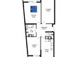 Море, литер 9: Планировка 3-комн 88,29 м²