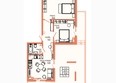 Резиденция Анаполис, дом 26: Планировка 3-комн 75,4 м²