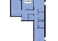Норд-Премьер, корпус 17: Планировка 3-комн 85,9, 86 м²