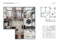 Южный квартал: Планировка 3-комн 88,9 м²