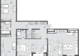 Все Свои ВИП, литера 6: Планировка 3-комн 129,3 м²