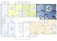 Суворовский, литера 02: Планировка 2-комн 57,61 м²