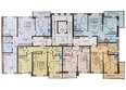 Облака, литера 2: Типовой план этажа 1,2,4 подъезд