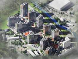 Продается 2-комнатная квартира ЖК Булгаков, дом 11 (секция 6,7), 41.92  м², 4536838 рублей