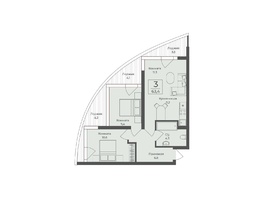 Продается Апартамент АО Форос, 63.4  м&sup2;, 26345870 рублей