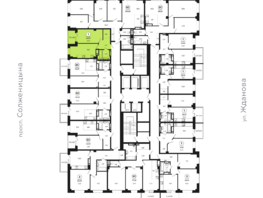 Продается 1-комнатная квартира ЖК Сокольники, литер 10, 43.07  м&sup2;, 5599100 рублей
