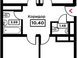 Продается 3-комнатная квартира ЖК Сердце, 81.79  м², 24537000 рублей