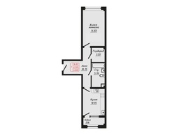 Продается 1-комнатная квартира ЖК Фоменко, 48.8  м&sup2;