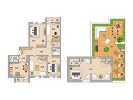 Продается 2-комнатная квартира ЖК Горизонт, 219  м&sup2;
